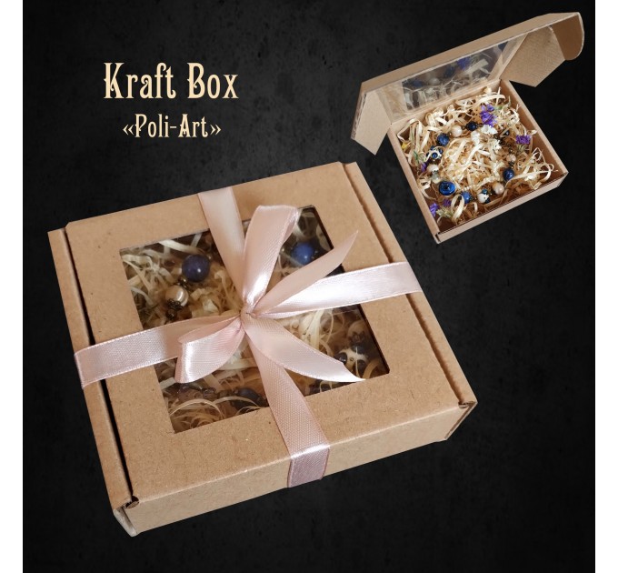 Цікава прикраса з муранським склом та натуральним каміння 