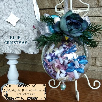 Іграшка на ялинку "BLUE CHRISTMAS"