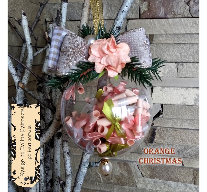 Ялинкова прикраса з привітаннями або передбаченнями