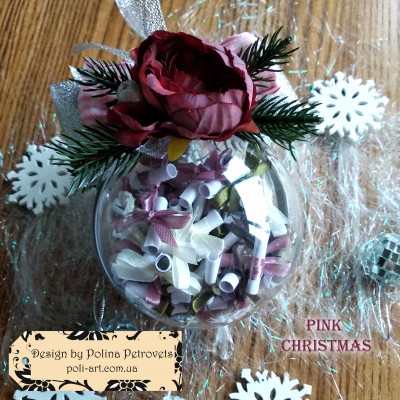 Іграшка на ялинку "PINK CHRISTMAS"