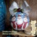 Іграшка на ялинку українського виробництва зробленої вручну